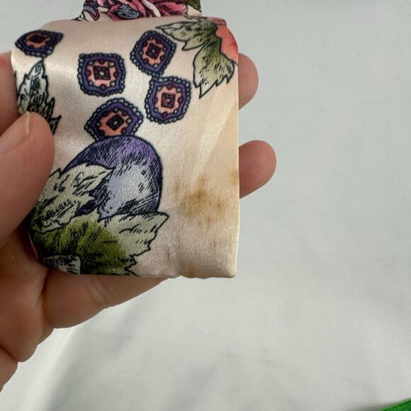 Victoria’s Secret Vintage Gold Label Pink Floral Paisley Robe One Size Fits All - Picture 11 of 12